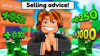 I Made Robux By Selling Advice On Pls Donate...