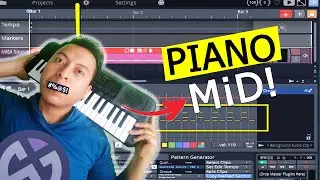 Como Grabar Pianito MIDI En WaveformFree11☢️