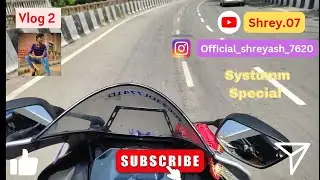 Vlog - 2 || Noida To Delhi || Ek Choti Si Ride😍 Apni R15M Pr Check Karo Guys