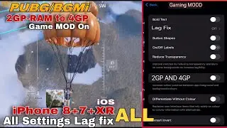How to Lag fix !! iPhone 8+ 7+XR xs/ 6s all iPhone lag fix Pubg mobile