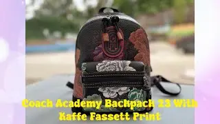 Coach Academy Backpack 23 With Kaffe Fassett Print