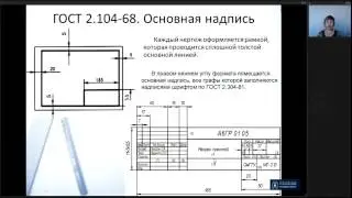 Инженерная графика 1  Общие правила оформления чертежей ГОСТы ЕСКД