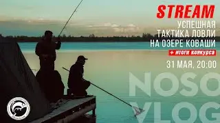 Успешная тактика ловли карпа на озере Коваши, стрим, А.Колесников