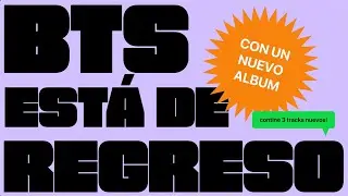 BTS (방탄소년단) – PROOF COMEBACK GLOBAL GOALS (español)