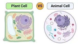 Plant and Animal cells | Plant and Animal cell differences | Animal cell | Plant cell | Cell Diagram