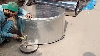 Amazing Skills of Making Metal Tub