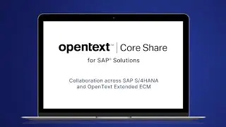 Collaborate in the cloud with Core Share for SAP Solutions