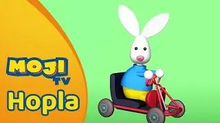 HOPLA OP EEN GOCART 🏎️ | HOPLA 🐇 | Nederlandse Kinderseries | MojiTV