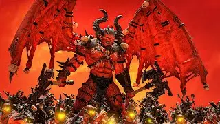 KHORNE vs NURGLE - Massive TotalWar Warhammer 3 battle
