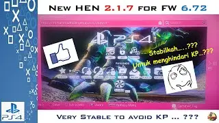 New HEN 2.1.7 Firmware 6.72 (Very Stable)