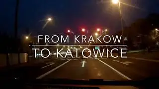 From Krakow to Katowice in three minutes (timelapse). Poland