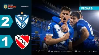 VÉLEZ 2 - 1 INDEPENDIENTE | Resumen del partido | 
