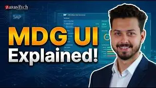 MDG UI | SAP MDG (Master Data Governance) Training | ZaranTech DotCom
