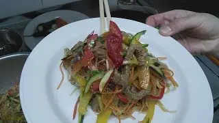 Salad Funchosa (Liang xia) VIDEO RECIPE!!!