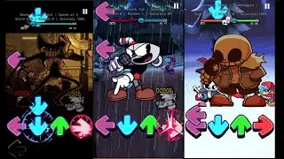 Vs Indie Cross V1 On Mobile - FNF Mod - Friday Night Funkin - FULL WEEK (Vs Cuphead, San, Bendy)