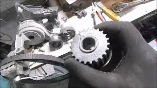 Opel Astra H(Z16XER). Timing belt replacement, thermostat replacement.