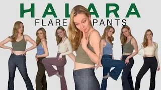 Halara Try on Haul  2022 | Flare Leggings Honest Review