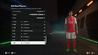 ARSENAL PLAYER FACES IN FC25