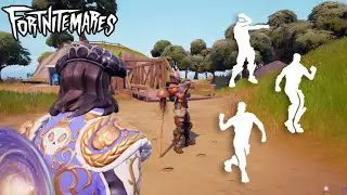 Emote Battles Using The Rare Dante Skin In Party Royale (Rare Emotes)