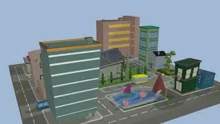 AfterEffect의 Elements 3D를 활용하여 3D 마을 만들기
