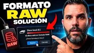 ¡ERROR RAW! Repara tu Disco Duro o USB SIN PROGRAMAS (Método DISKPART)