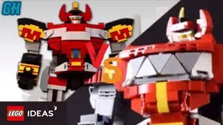 LEGO IDEAS MIGHTY MORPHIN MEGAZORD WHO WILL YOU SUPPORT!!!