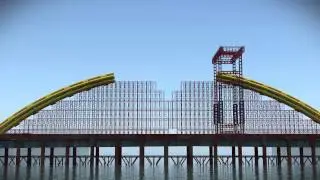 Dragon Bridge Da Nang, Vietnam Construction Sequence