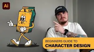 Character design for beginners: From sketch to vector in Adobe Illustrator