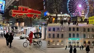 Winter Walk in Oslo Norway 2024 | Oslo City Walk | Oslo Walking Tour