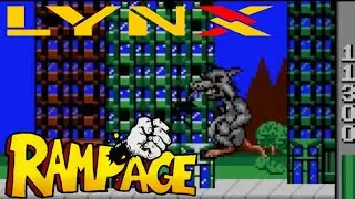 🏙️🐀Larry the giant rat on the Atari Lynx Rampage #atari