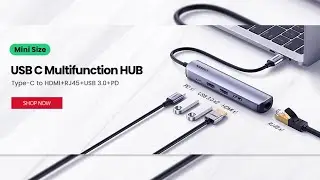 USB HUB | HDMI Adapter | 10 in 1 USB Type  C to USB 3.0