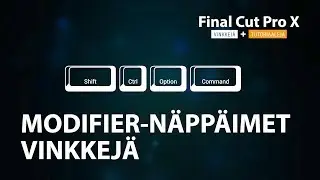 FCPX - Modifier-näppäimet