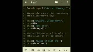 Dictionary functions in 