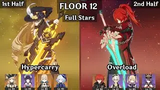 Navia Hypercarry + Diluc Overload | 4.8/5.0 Spiral Abyss Floor 12 9 Star | Genshin Impact