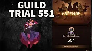 Scarlet Guild Trial 551 - Fight 2, 4 and 5 Manual Real-time - AFK Arena