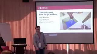 WGDF 2016: Проектирование аудиосистем для AAA игр