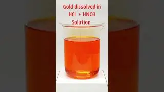 Dissolve gold in acid
