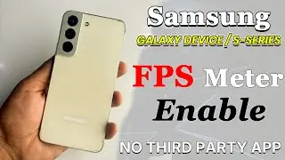How to enable FPS meter in samsung S22 | SAMSUNG S22 | BGMI