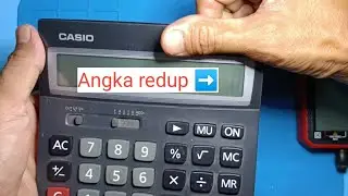Replace calculator Battery