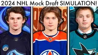 2024 NHL MOCK DRAFT SIMULATION… (FULL Top 15 Order Predictions & Celebrini/Eiserman Prospect Rumors)