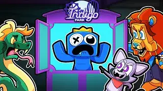 ¡24 Horas ATRAPADO dentro de INDIGO PARK! (Minecraft)