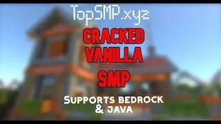 Best Vanilla SMP Server | No Whitelist | Crossplay | Topsmp.xyz | Bedrock & Java