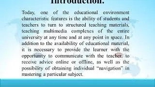 ge10 6 INFLUENCE OF EDUCATION INFORMATIZATION ON THE FORMATION OF PROFESSIONAL