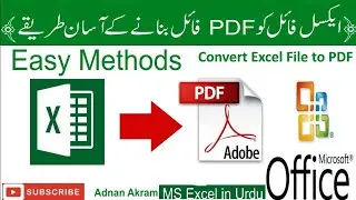 How to convert Excel to PDF without Converter