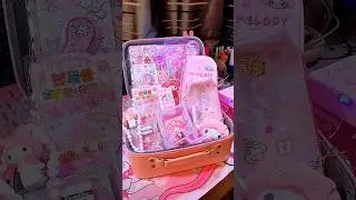 My Melody Pink Stationery Kit ASMR 🎀💗 