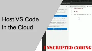 Running VS Code on an iPad (through the cloud) with Coder! | Unscripted Coding