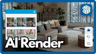 SketchUp 2026: Novo AI Render com Inteligência Artificial - Guia Completo Em Português