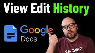 How to See Edit History in Google Docs