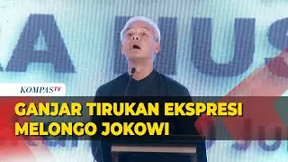 Momen Ganjar Meniru Ekspresi Melongo Jokowi Lalu Memujinya