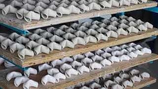 I made over 800 ceramic fortune cookies!